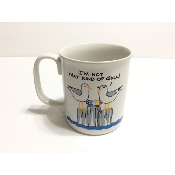 I’m Not That Kind Of Gull Ceramic Coffee Mug Tea Bird Funny Gift - Picture 2 of 3
